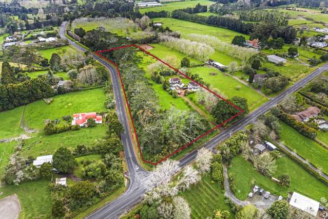 Future urban corner landholding in Kumeu