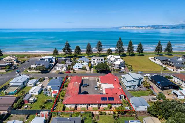 Surf's up at Gisborne beachfront motel