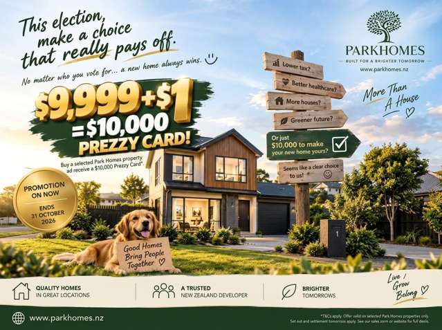 3BR+Study+Garage+Park -$9999 Prezzy Card by 30 Oct