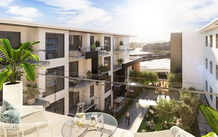 An apartment development on Manukau Road, in Epsom, was put up for mortgagee sale after building came to a halt. Photo / Supplied