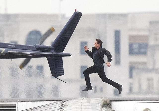 Location Impossible: Paul joins the Tom Cruise school of running