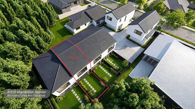 Brand new boutique-living by the park