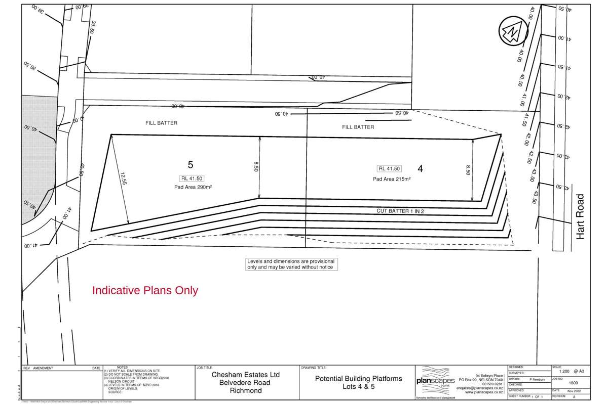 Map Hart Rise Lot C4 and C5 Hart Rise | Richmond | Tasman | Houses for Sale - OneRoof