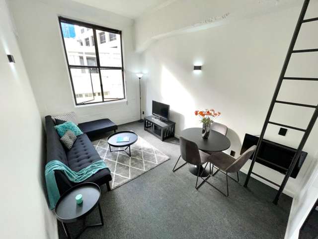 Fully self contained north facing Manhattan loft