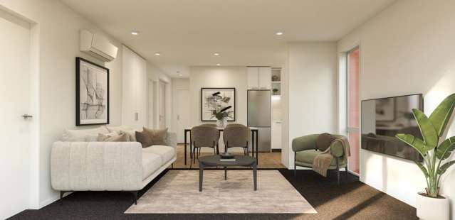 Single story offering garage plus carpark!