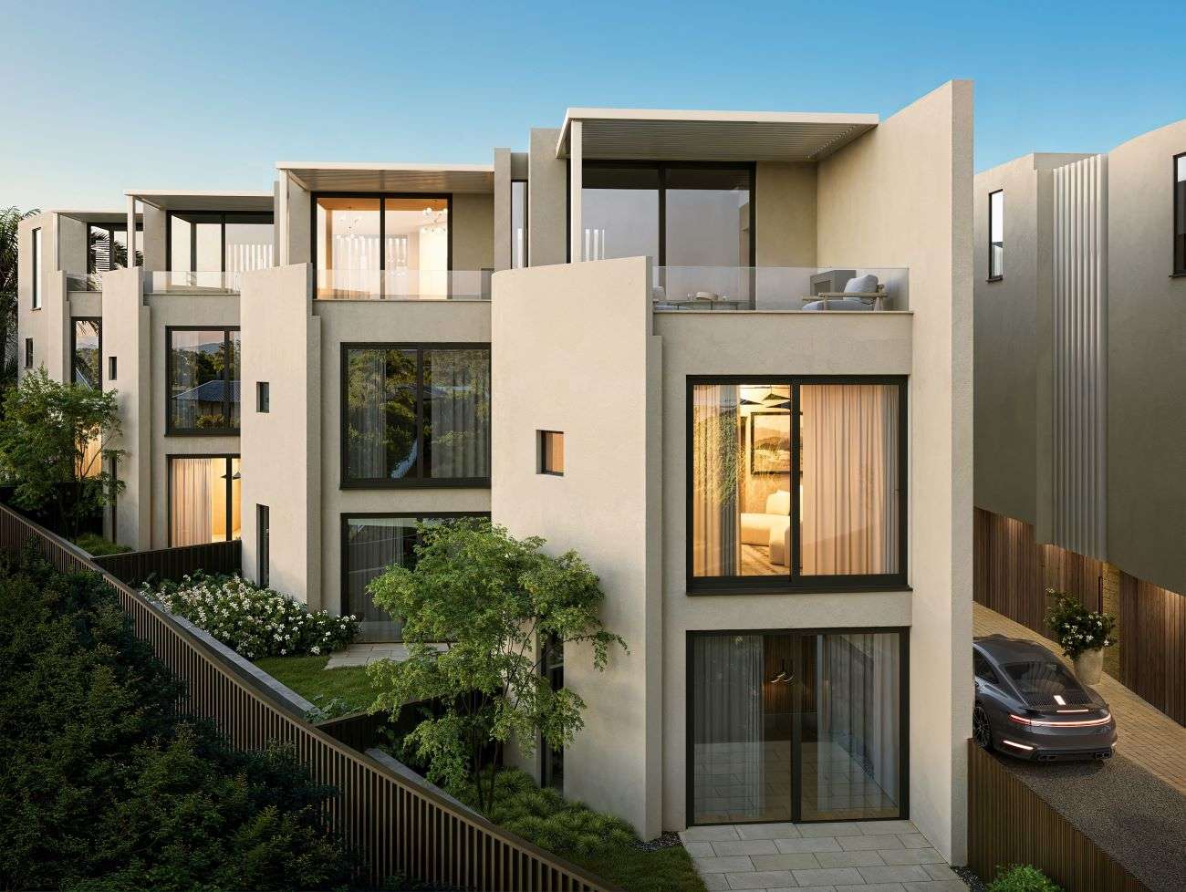 Image showcasing Eco-friendly developer building luxurious townhouses, All things ...