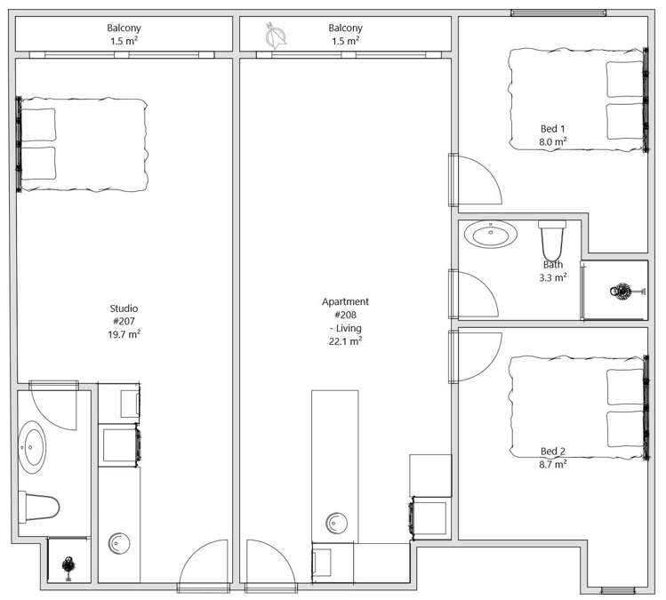 208/15 Holland Street Te Aro_8