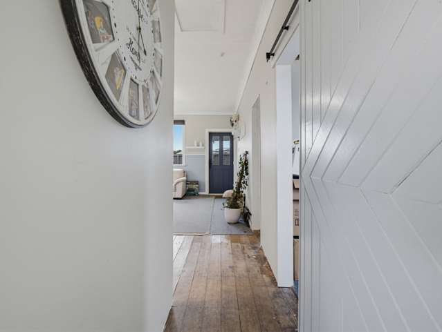 Two bedrooms and a garden with potential.