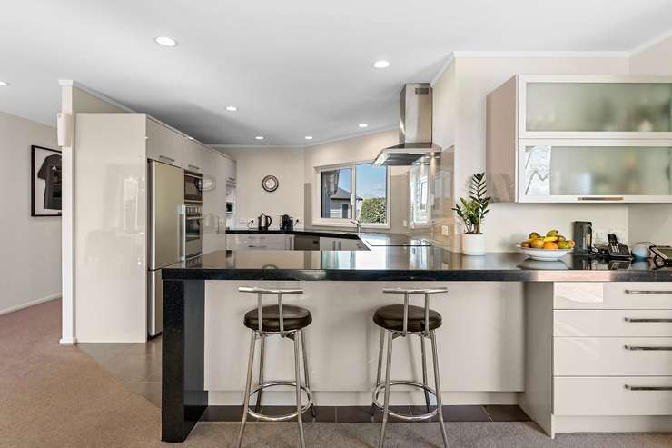 Kieran Read lifts the Bledisloe Cup at Eden Park in 2019 after leading the All Blacks to victory. Photo / Getty Images