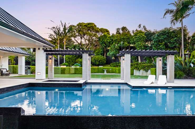 The vendors of this trophy home on Bell Road, in Remuera, Auckland, benefited from the design skills of architect Paul Leuschke. Photo / Supplied