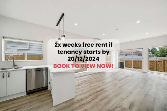 2 WEEKS FREE RENT!!!