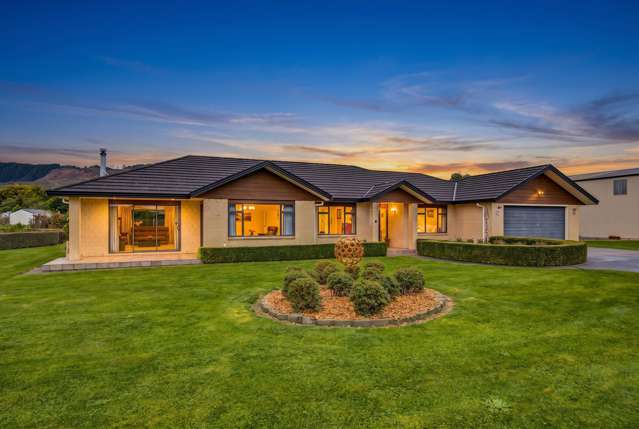 Space to live, views to love, garaging to impress