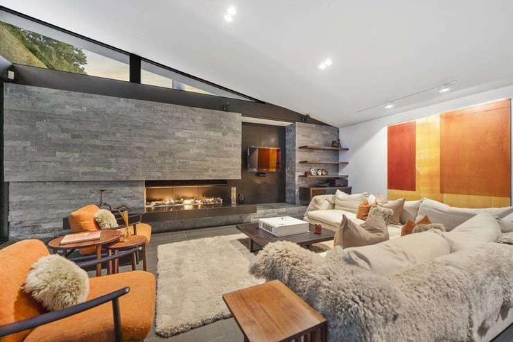 The house for sale in Coatesville, Auckland, blends luxury with contemporary art. Photo / Supplied