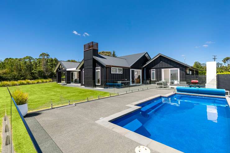 The Coatesville mansion that was once home to Kim Dotcom. It was bought in 2016 for $32.5m by the founders of Zuru toy company. Photo / Supplied