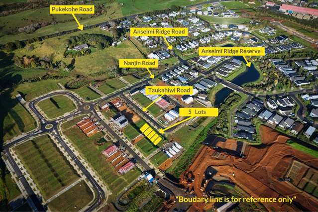 Taukahiwi Road, Pukekohe - 5 Lots Available!