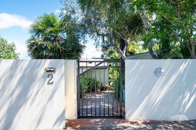 Architectural hill home with potential