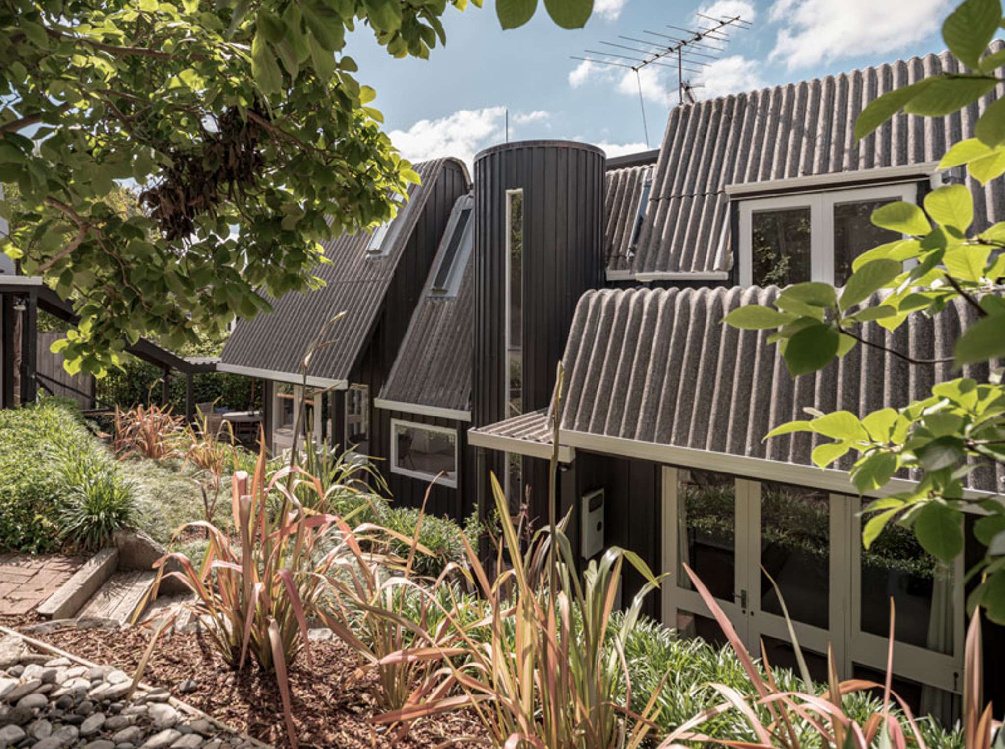 Quirky Ian Burrows house in the middle of inner-city 'forest'