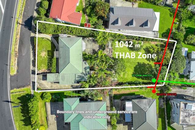 1042m2 THAB Zone with Storm Water manhole on site
