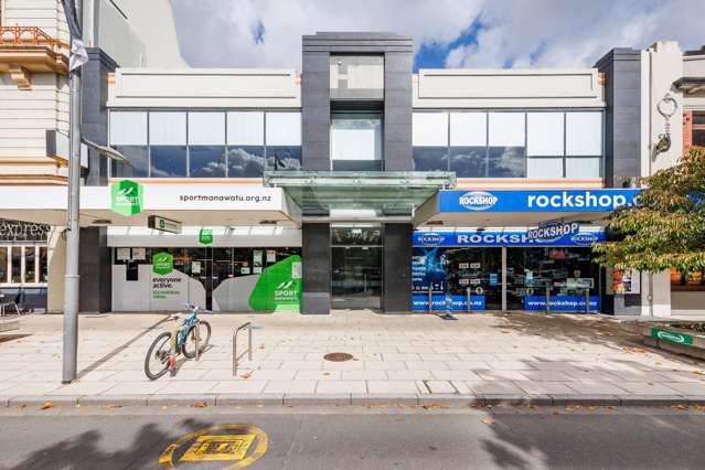 Modern building in central Palmerston North