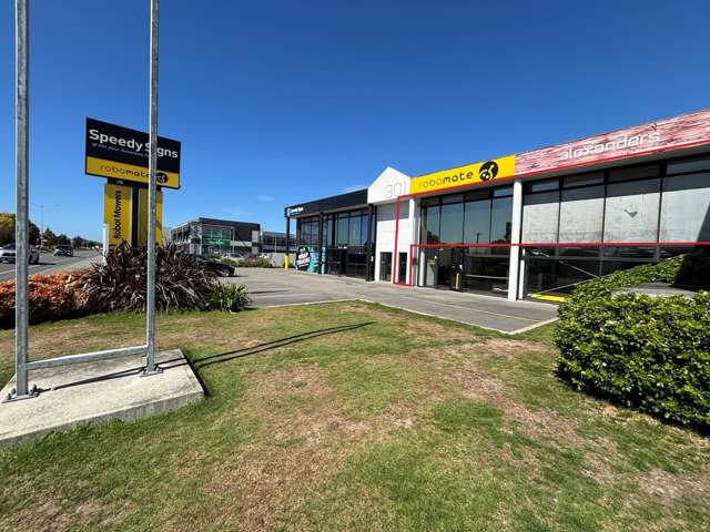 Office - Exposure to Blenheim Road + Carparks