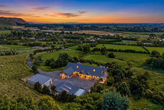 Elevated living with rural and coastal views