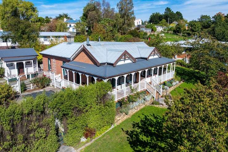 The double-brick villa at 17 Lancaster Street, in Lawrence, Clutha, is on the market for the first time in more than 30 years. Photo /  Supplied