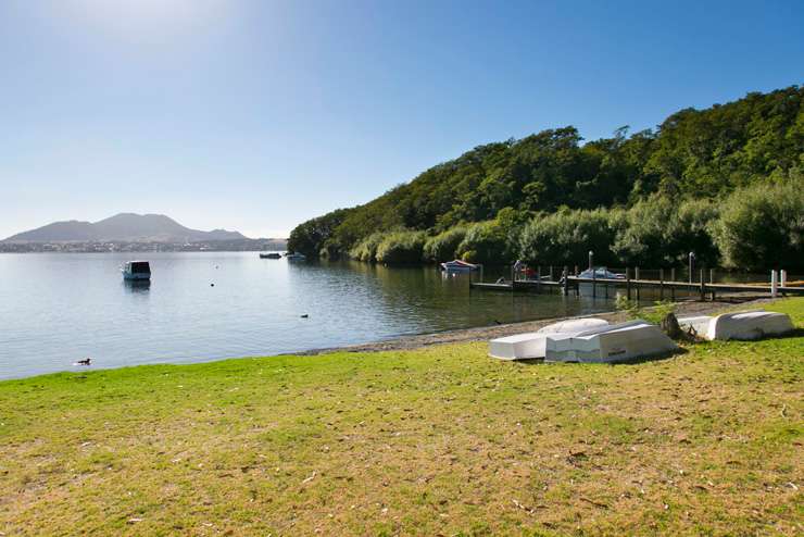 On the market for sale are 1, 3 and 4 Winnie Close, in Acacia Bay, Taupo. The properties are being touted as the most sustainable homes in the area. Photo / Supplied