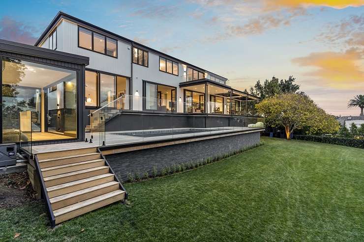 The impressive family home has only just been completed. Photo / Supplied