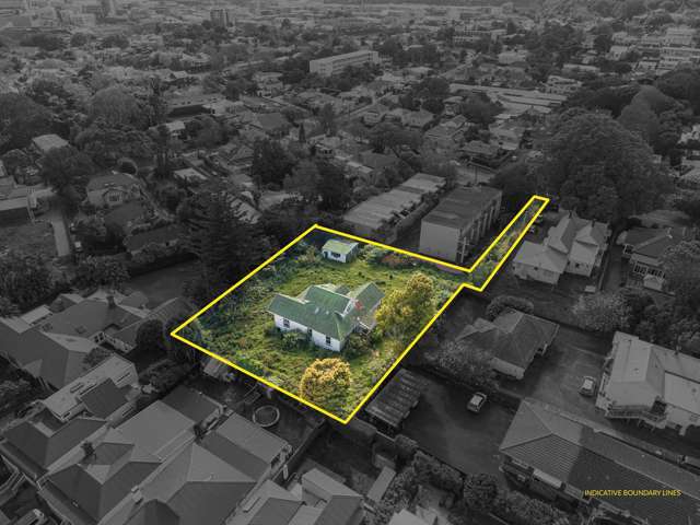 Big Land. Big Vision. Mt Eden. 2092 sqm