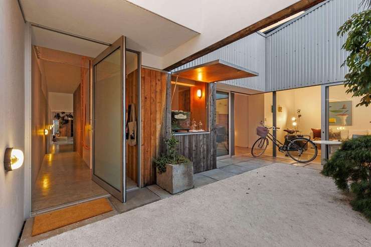 An award-winning two-bedroom home at 90 Alpha Street, in the middle of Cambridge, is on the market for the first time since it was built. Photo / Supplied