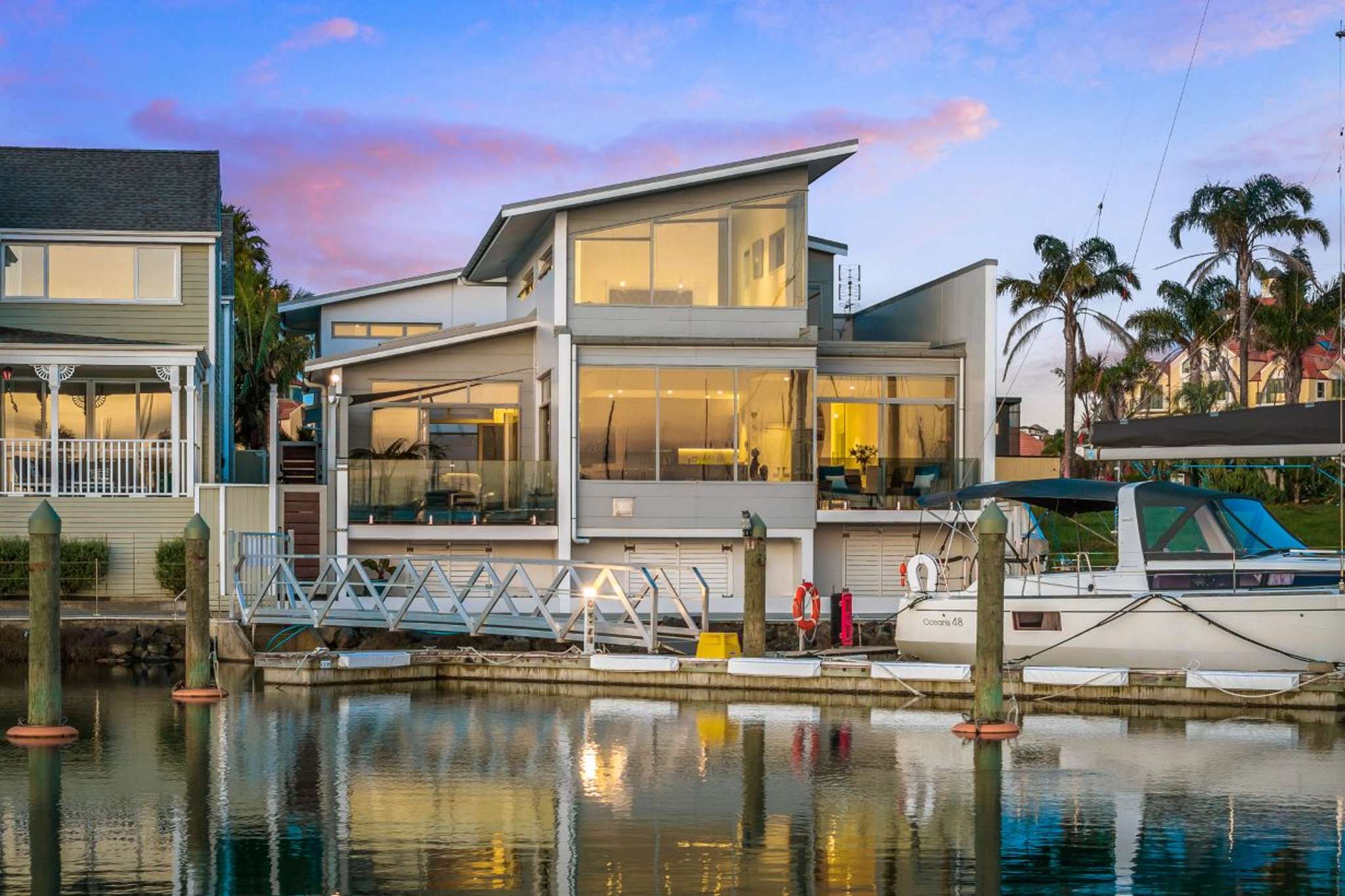 Gulf Harbour home on water’s edge is a feat of engineering and design