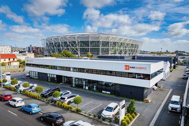 Highly visible on busy Christchurch corner