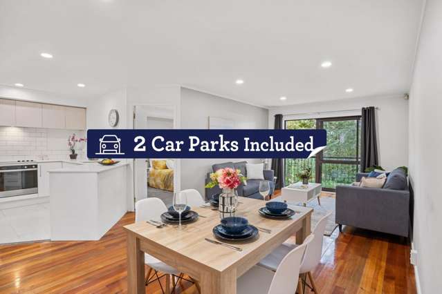 Spacious Apartment with 2 car parks