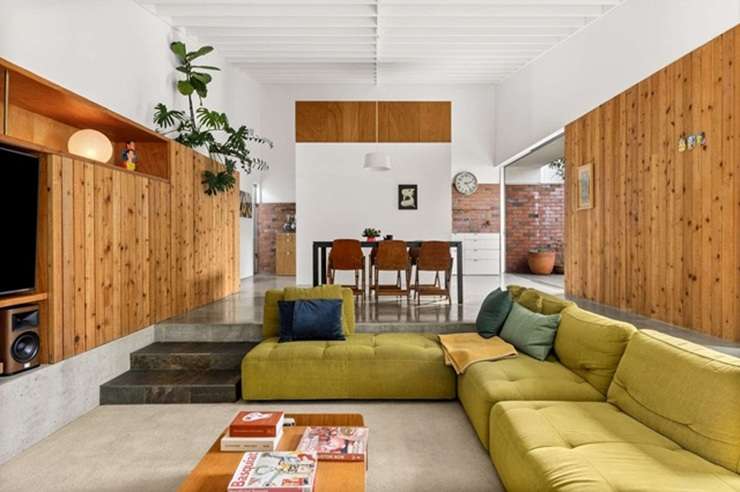 An award-winning two-bedroom home at 90 Alpha Street, in the middle of Cambridge, is on the market for the first time since it was built. Photo / Supplied