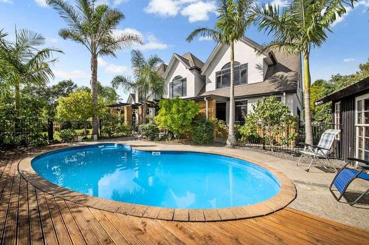 A sprawling four-bedroom, two-bathroom 'castle' on Kimihia Road is an unusual find for Huntly. Photo / Supplied