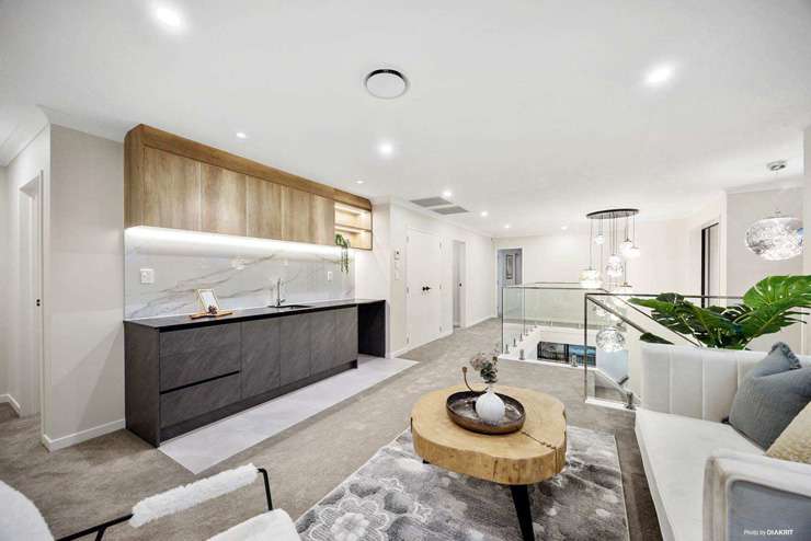 A seven-bedroom house for sale at 8 Teitei Rise, in Flat Bush, is one of many large new-build properties for sale in the South Auckland suburb. Photo / Supplied