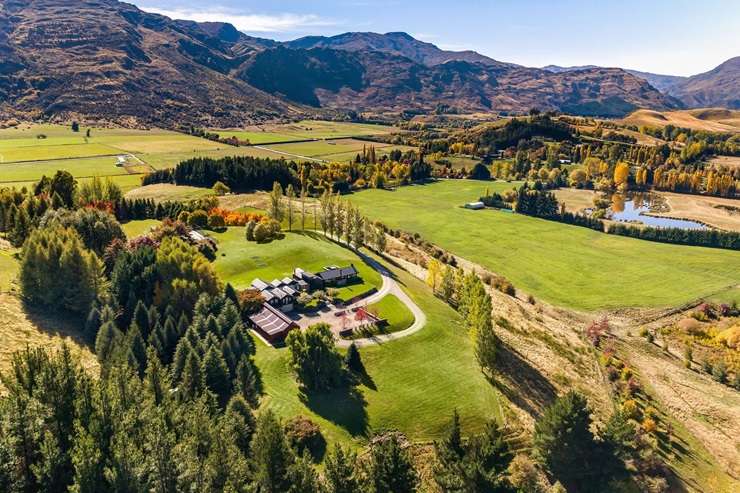 A luxury lodge on Camphill Road, in Wanaka, is one of this year's top sales in Queenstown-Lakes. Photo / Supplied