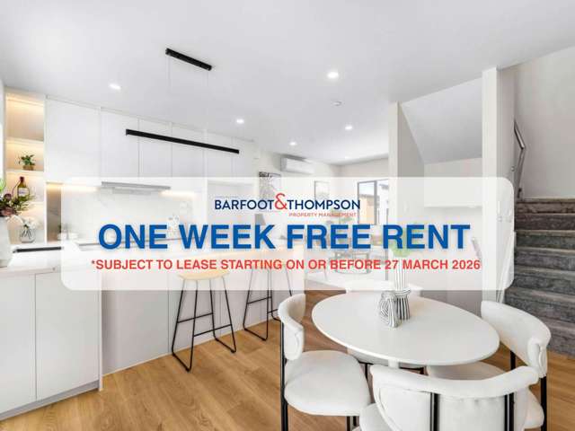One Week Free of Rent – Available Now!