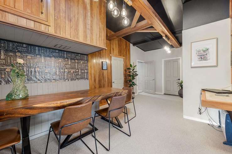 Builder Gary Frazer transformed a 1930s butchery on Huron Street, in Gore, into a one-of-a-kind two-bedroom home. Photo / Supplied