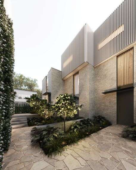 Townhouses at Quiet Response on 25 Tirotai Crescent in Westmere, Auckland