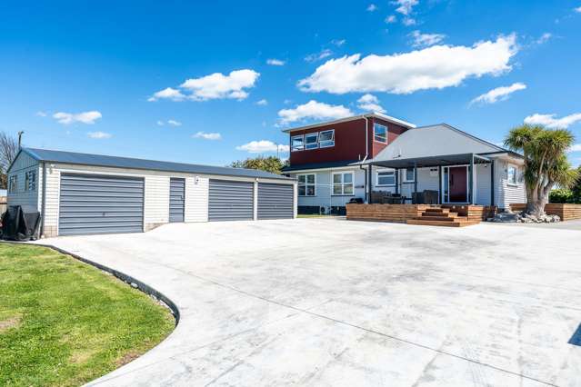 Location, Views, Extensive garaging.
