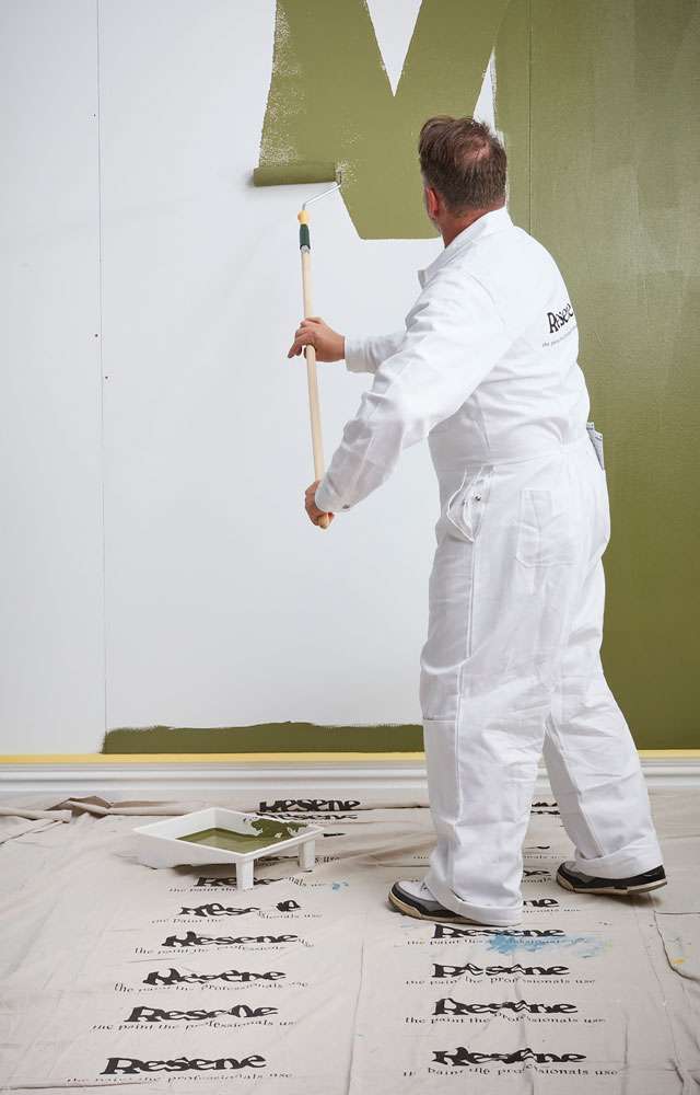 Always protect the areas around your painting project with Resene drop cloths to reduce the risk of getting paint where you don’t want it.