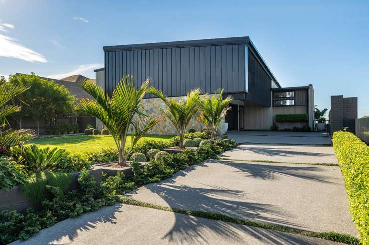 The resort-style home on Marine Parade, in Mount Maunganui, is on the market for sale for the first time in 15 years. Photo / Supplied