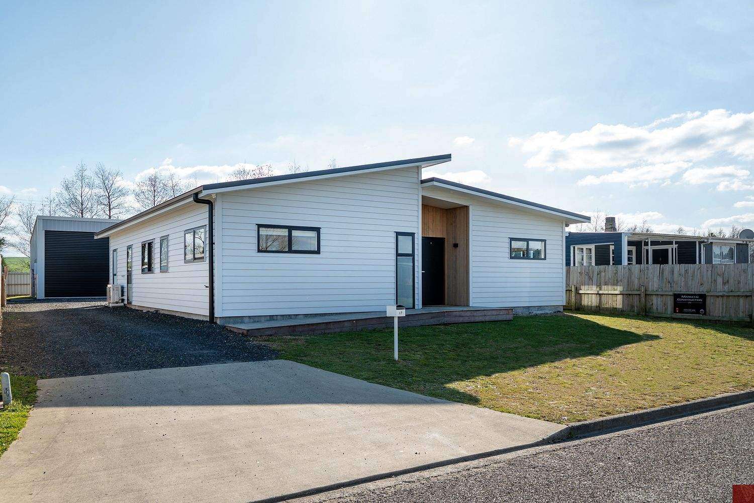 A two-bedroom cottage at 63 Rimu Street has lake views and a price tag of $650,000. Photo / Supplied