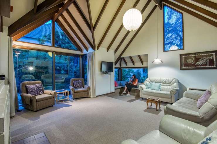 Architect Rafe Maclean's family home at 40 Braeview Crescent, in Maori Hill, Dunedin, is for sale. Photo / Supplied