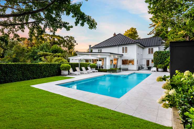 A two-level penthouse apartment at 8/464 Remuera Road, in Remuera, Auckland, has a 12-car garage. Photo / Supplied