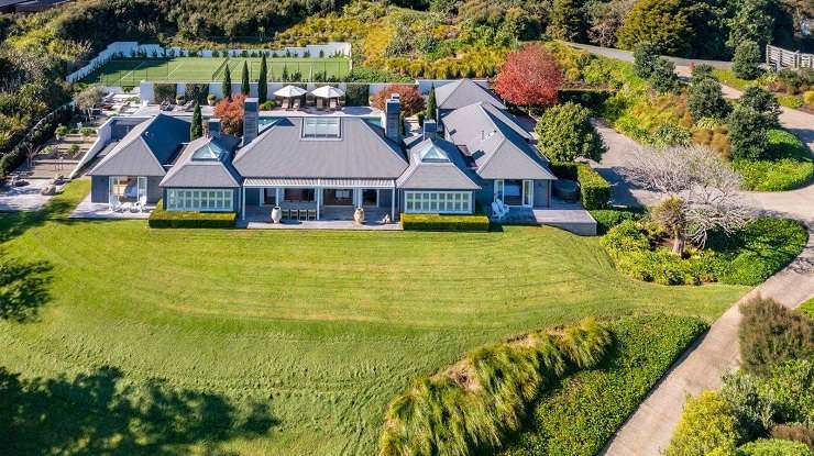 The six-year-old estate on Bishop Lane, a gated community on the Tawharanui Peninsula, sold last month. Photo / Supplied