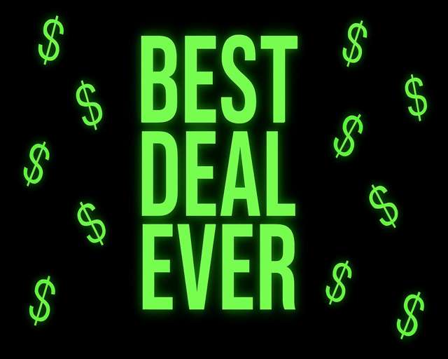 COULD THIS BECOME THE BEST BUSINESS DEAL EVER ?