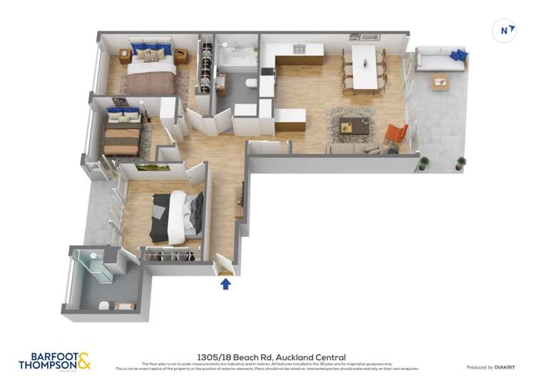 1305/18 Beach Road Auckland Central_13