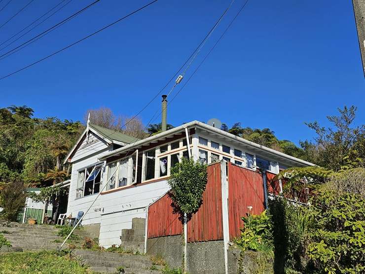 Sinclair cottage, in Nightcaps, Southland, hit the open market in July. Photo / Supplied